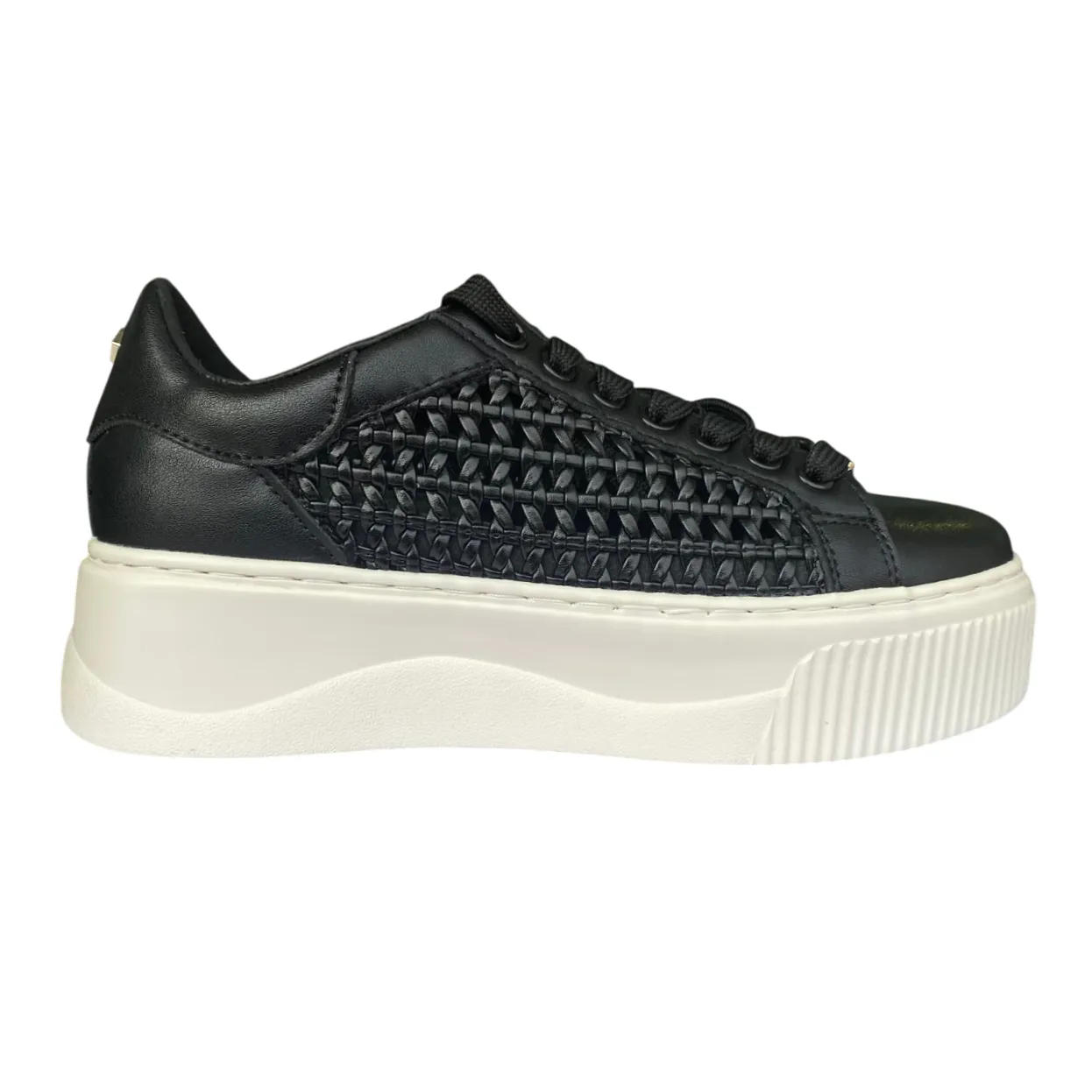 humid - climate running shoes silicone - sole shoes Cult scarpa sneakers con zeppa da donna Perry 4237 nero