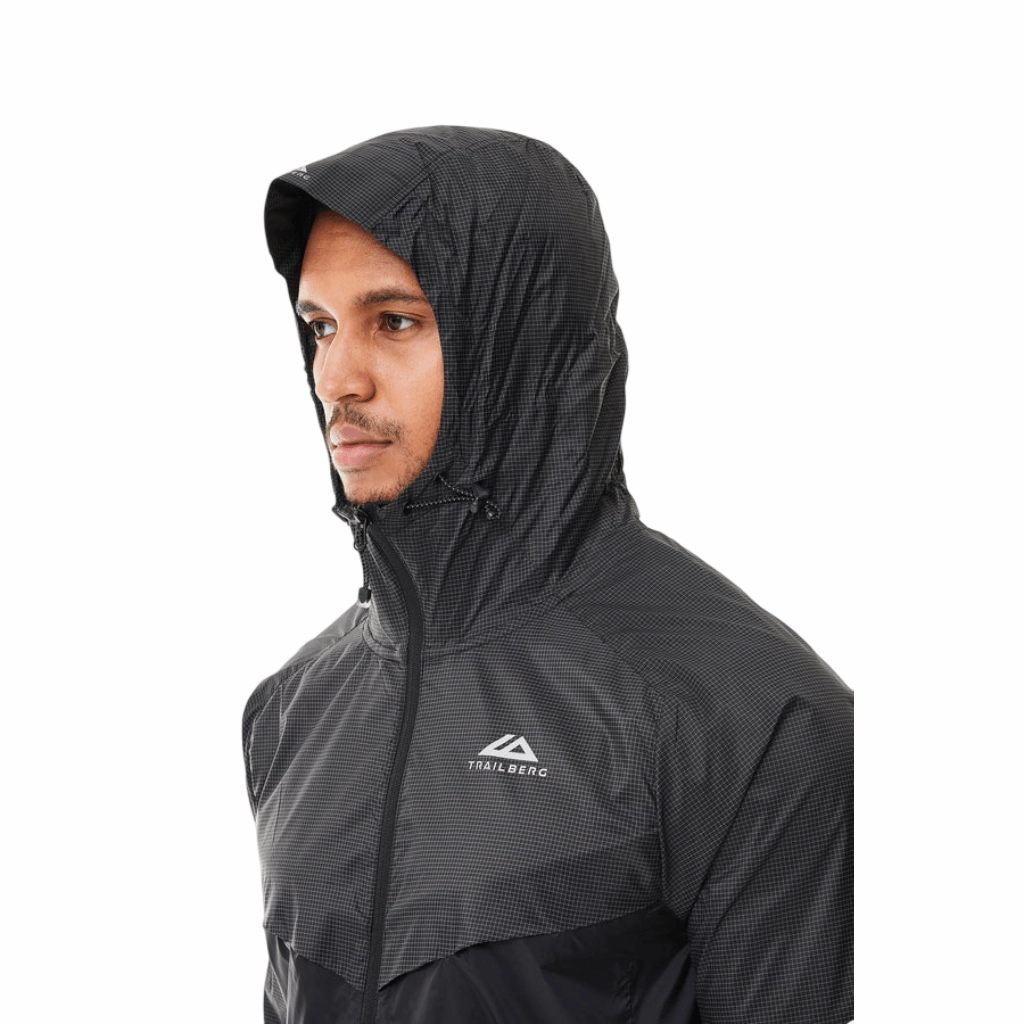 Trailberg Rapid Grid 2.0 Windbreaker Men Toothpaste Removable Inner Layer