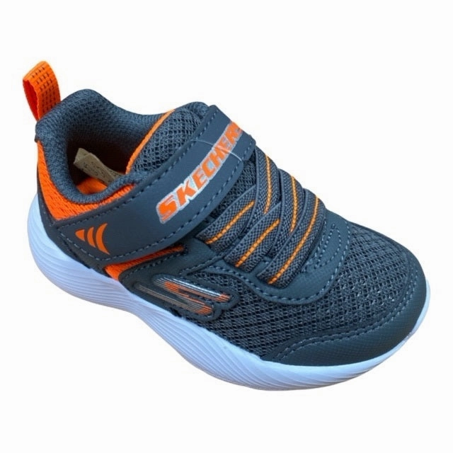 Skechers scarpa da gionnastica da bambino Dyna-Lite Relter 407237N/CCOR grigio arancione Trendy Shoes