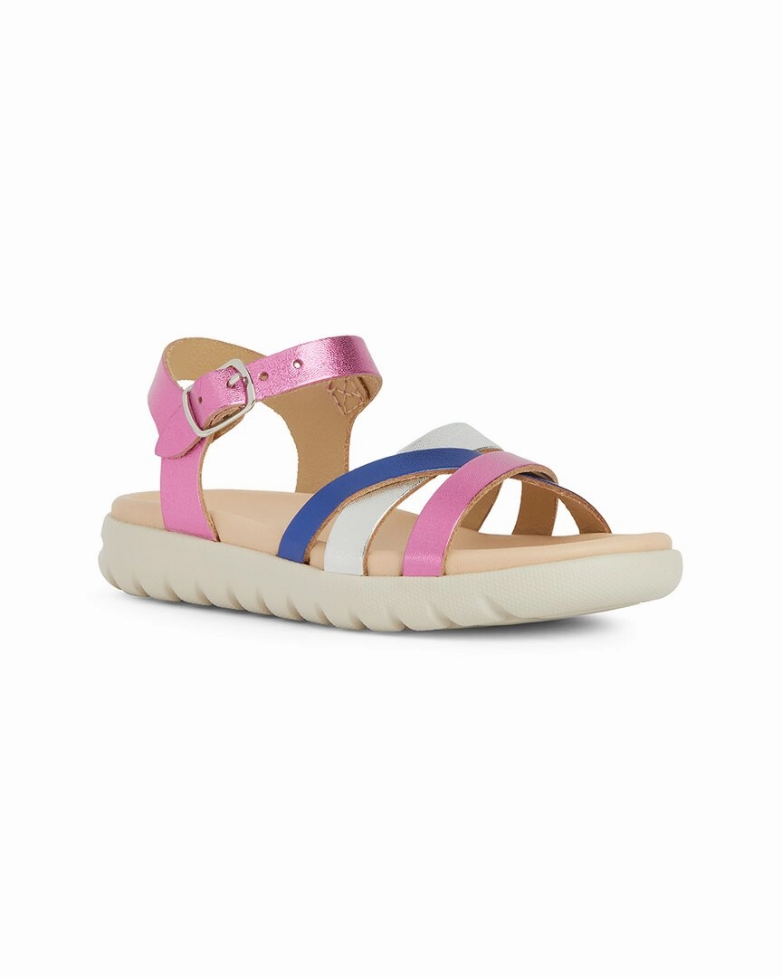 Cool Interior Collapsible Heel Design Geox Soleima Leather Sandal