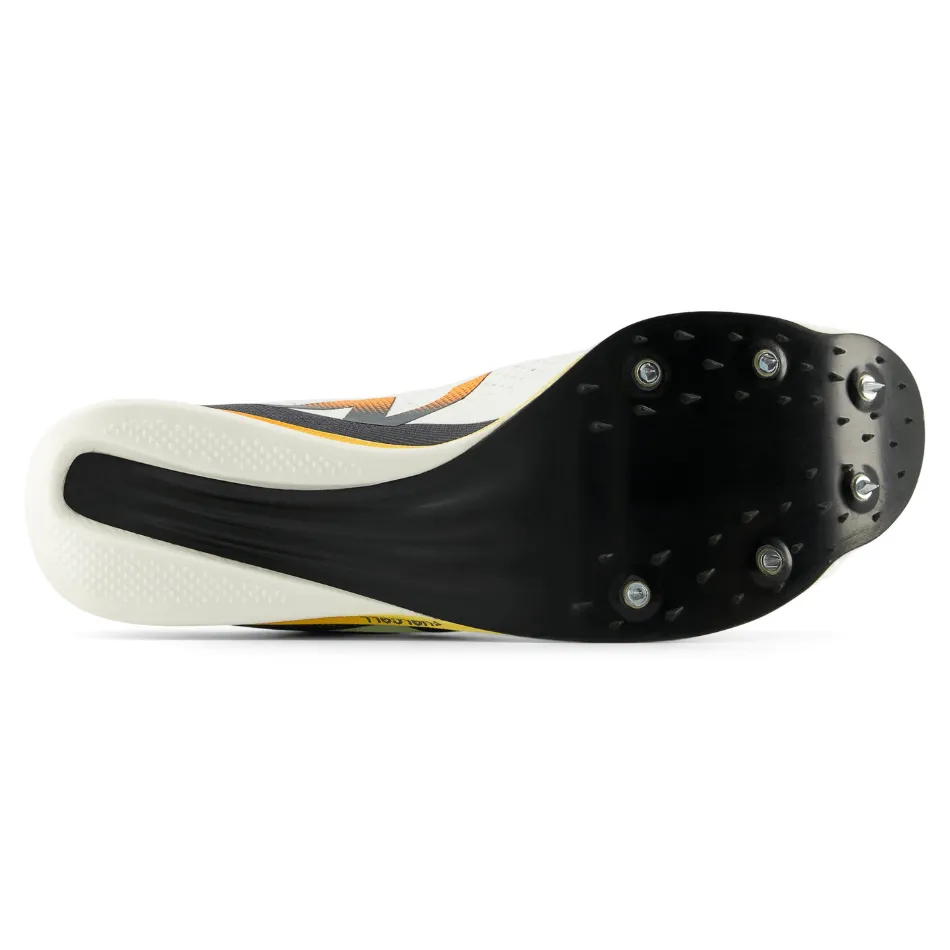 All Ground New Balance Unisex FuelCell MD-X V3 Running Shoes in White SS25
