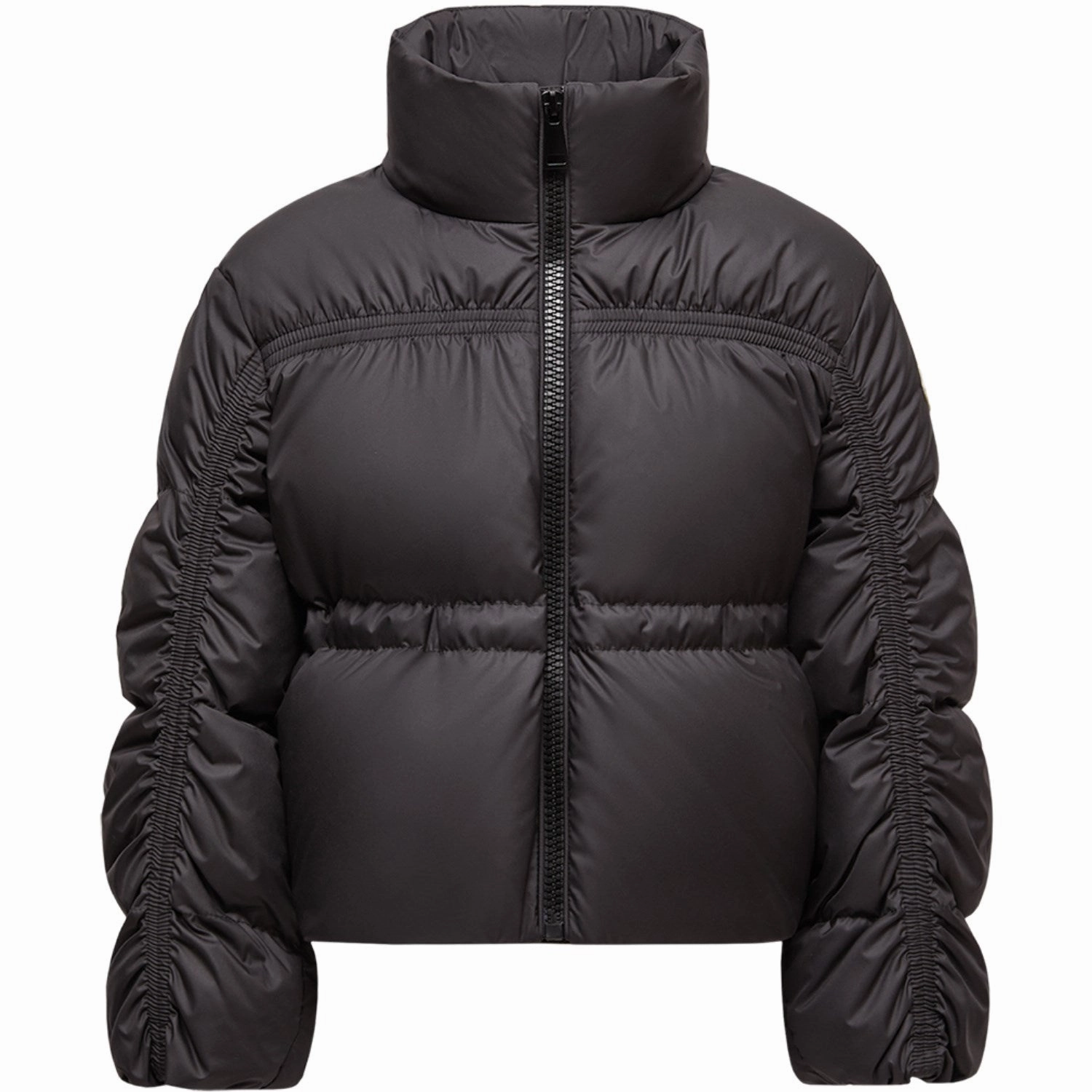 Moncler Black Jankas Jacket Full Length Zipper