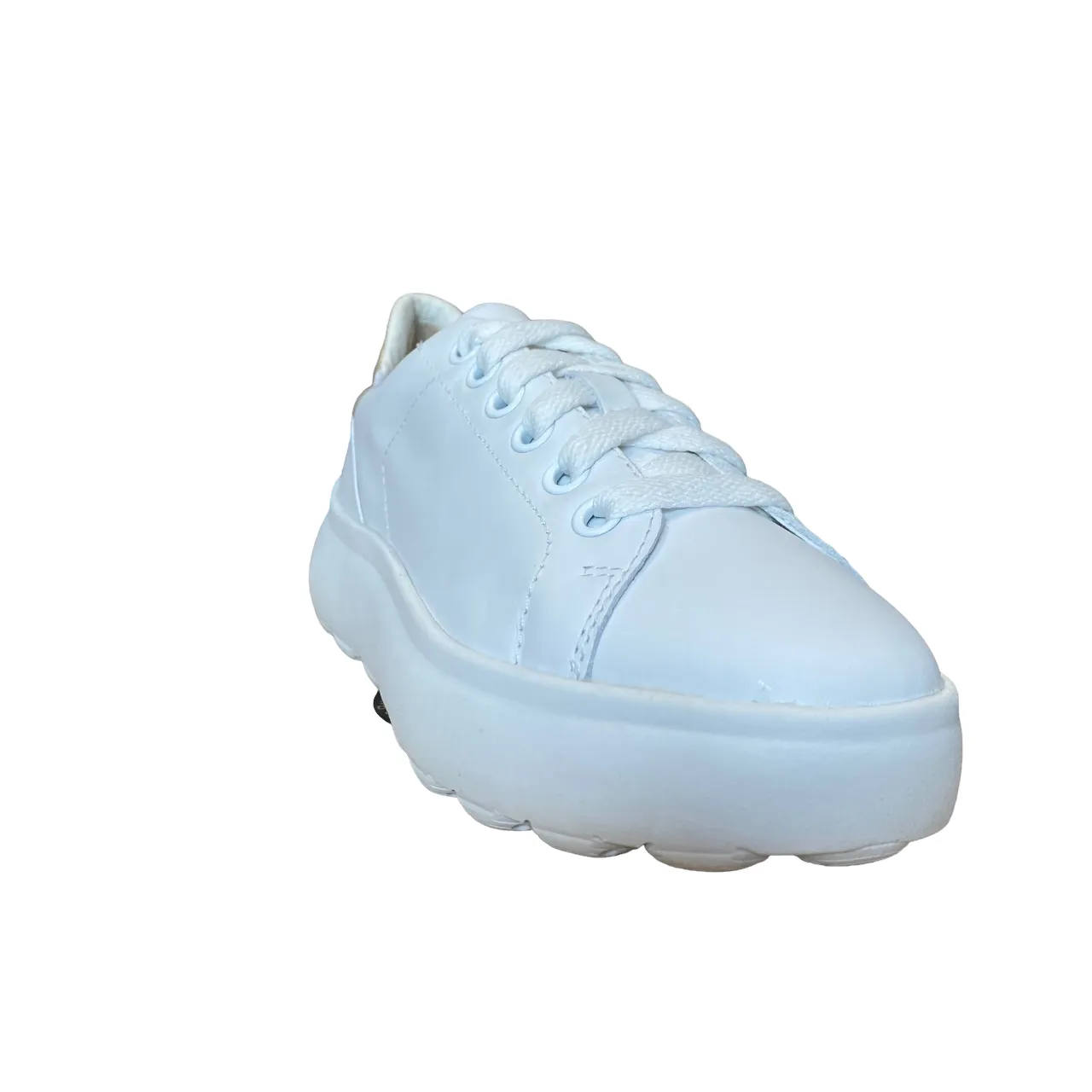Geox scarpa sneakers Spherica D35TCB  bianco oro fairy - tale - themed running option