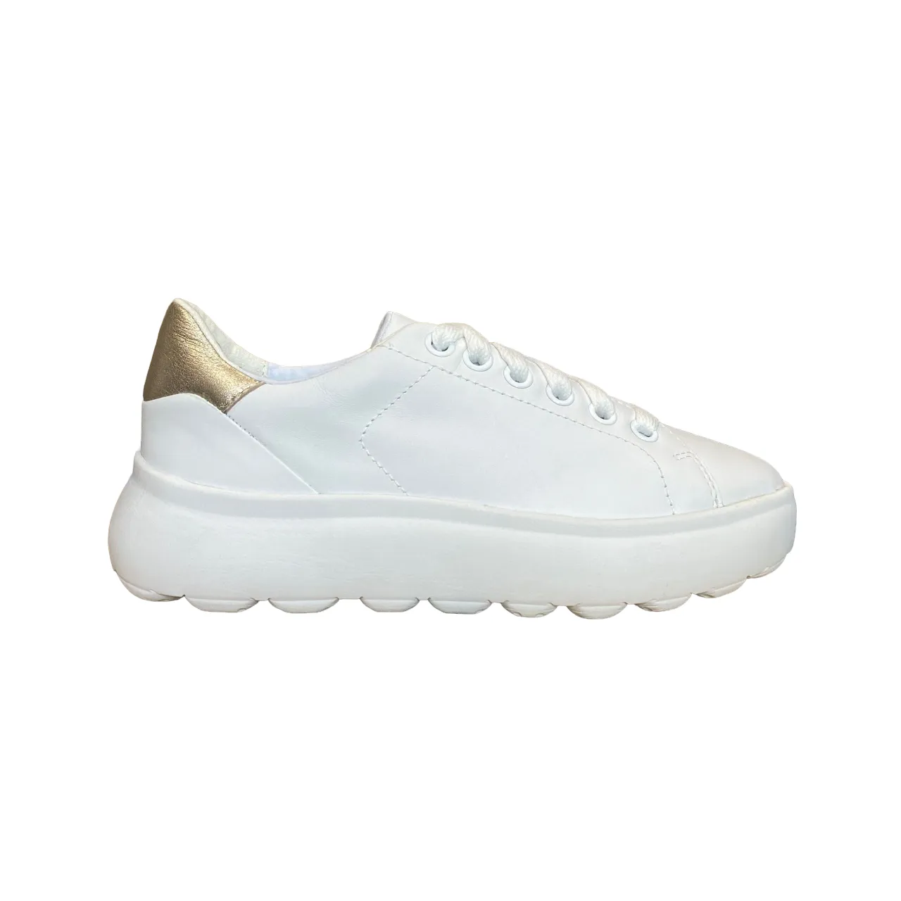 Wellness - Promoting Geox scarpa sneakers Spherica D35TCB  bianco oro