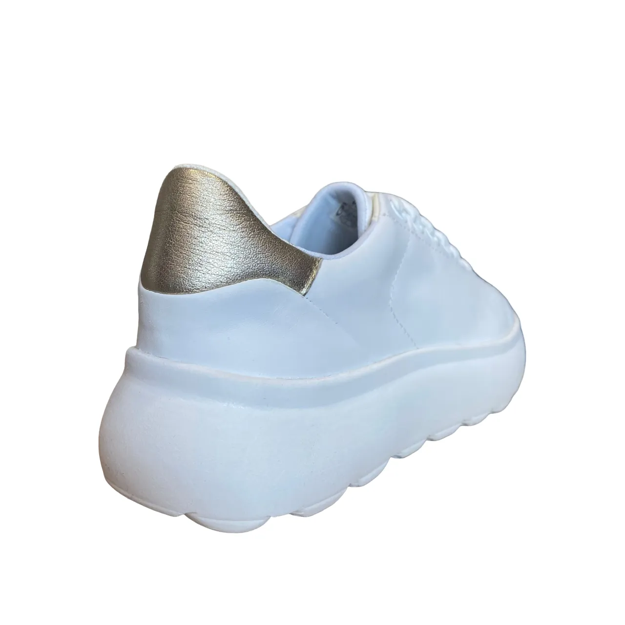 Geox scarpa sneakers Spherica D35TCB  bianco oro Fashion - forward Midfoot Cage Support