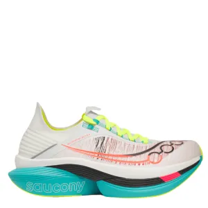 City Wear Saucony Unisex Endorphin Elite 2 Running Shoes in White/Mutant AW25