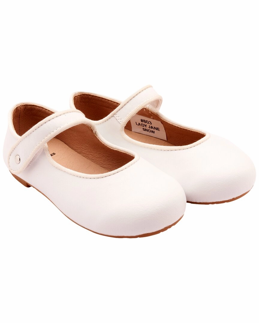 Shock Absorber Sleek Wear Old Soles Lady Jane Leather Flat