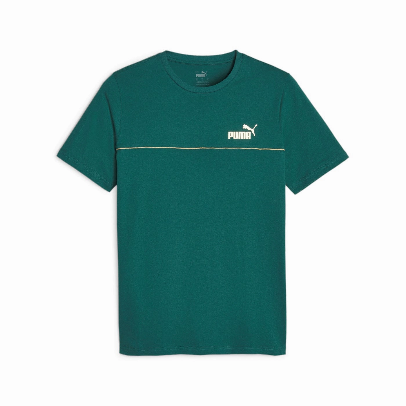 Floral freshness warm weather Puma Maglietta manica corta da uomo Ess  Minimal Gold 680012 43 verde