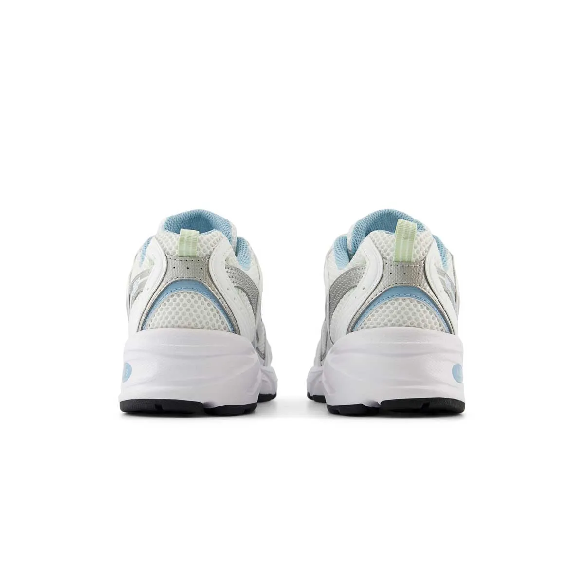 530 'White Silver Metallic Blue' Hydraulic Heel Cushioning PU midsole