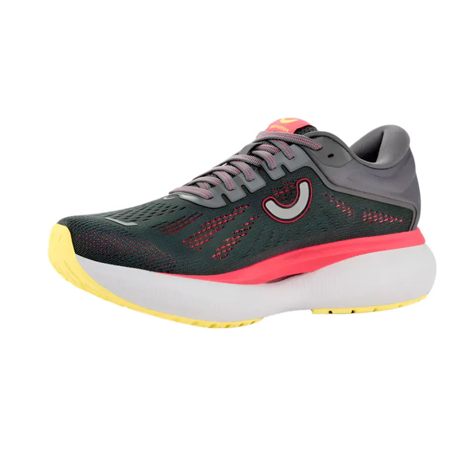 City Living Anti   Microbial Truemotion Women's U-TECH Aion 3 Running Shoes in Castlerock/Rouge Red/Lemon Verbena AW25