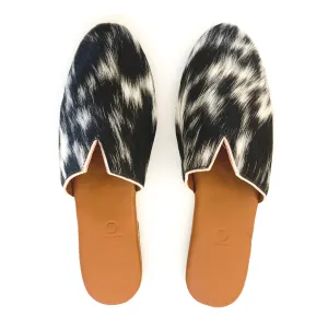 Tsavo Cowhide Mule, Black & White