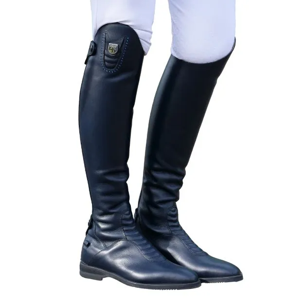 Tucci Harley Tall boot with BLUE Swarovski