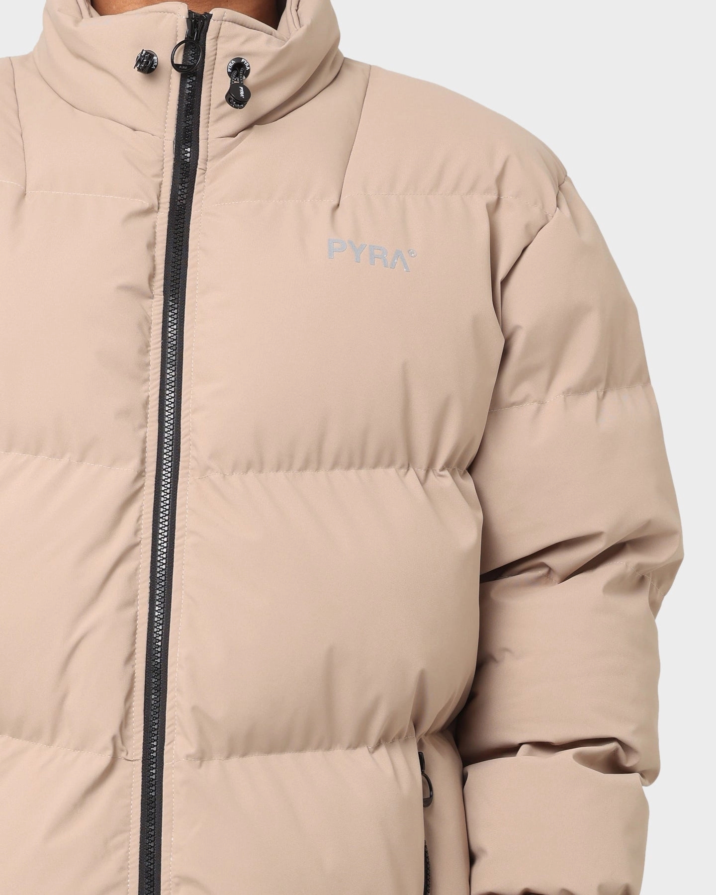 PYRA Padded Puffa Jacket Natural color - coordinating Adventure Look