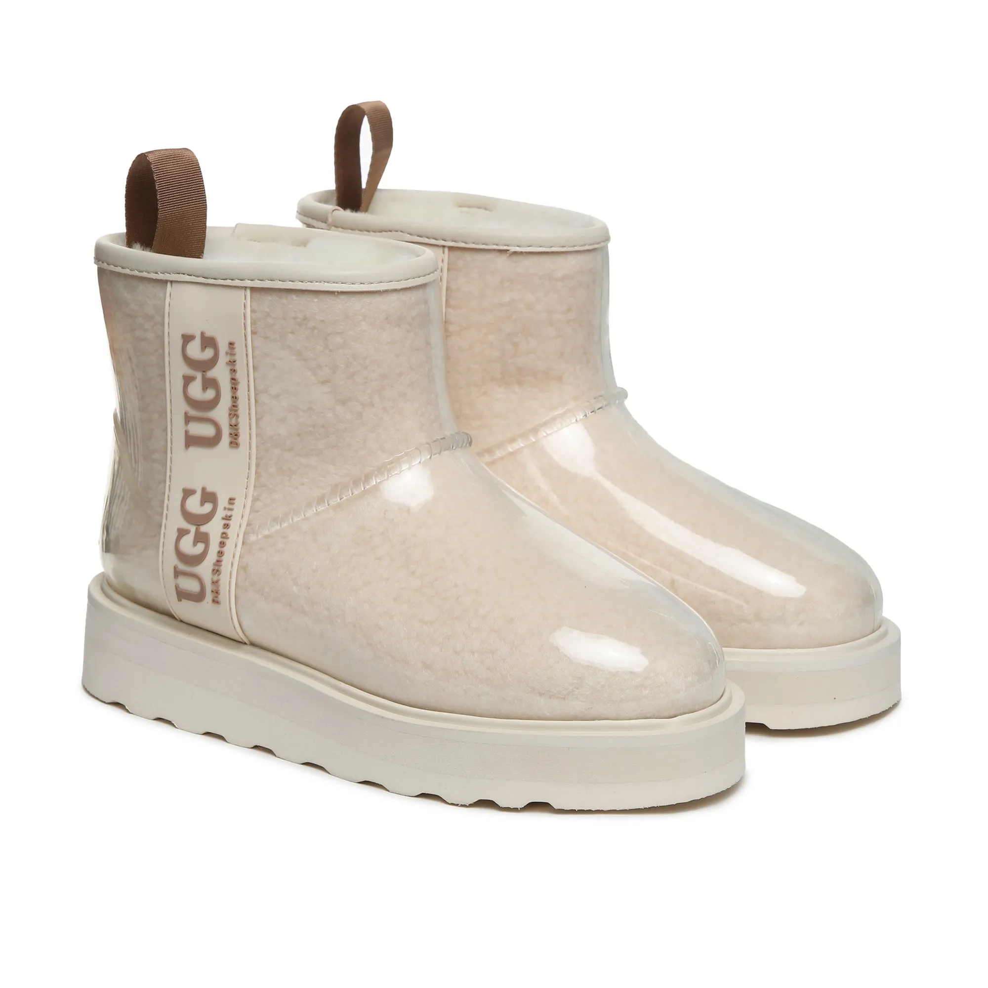 UGG Platinum Coated Rain Boots
