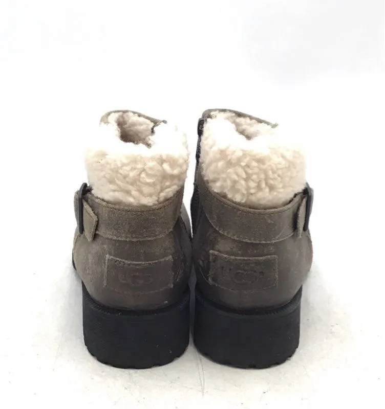 UGG Women's Benson 1095151 Gray Ankle Boots - Size 7.5