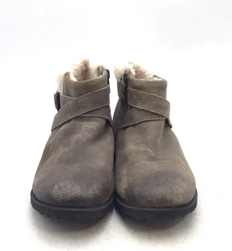UGG Women's Benson 1095151 Gray Ankle Boots - Size 7.5
