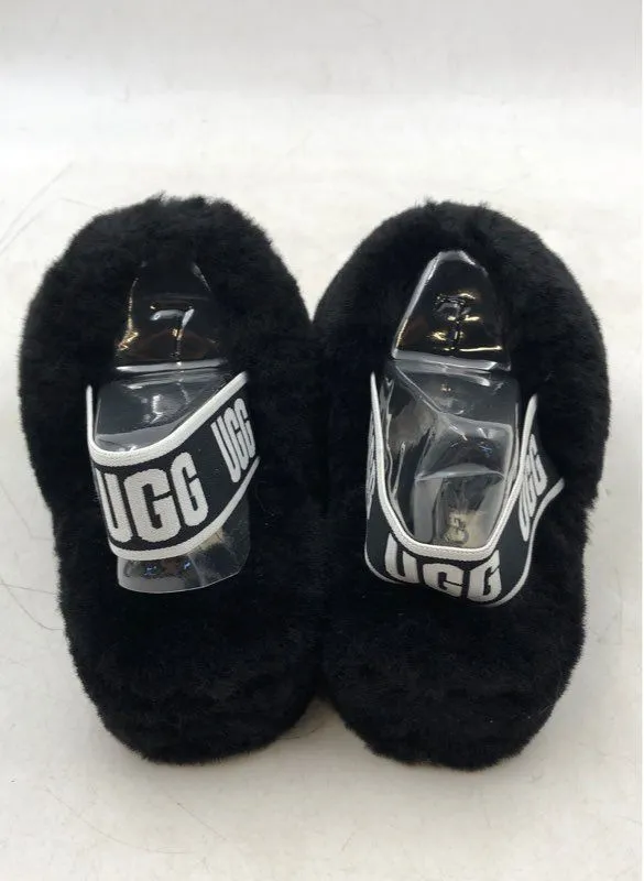 UGG Women's Black Open Toe Slip-On Slide Slippers - Size 7