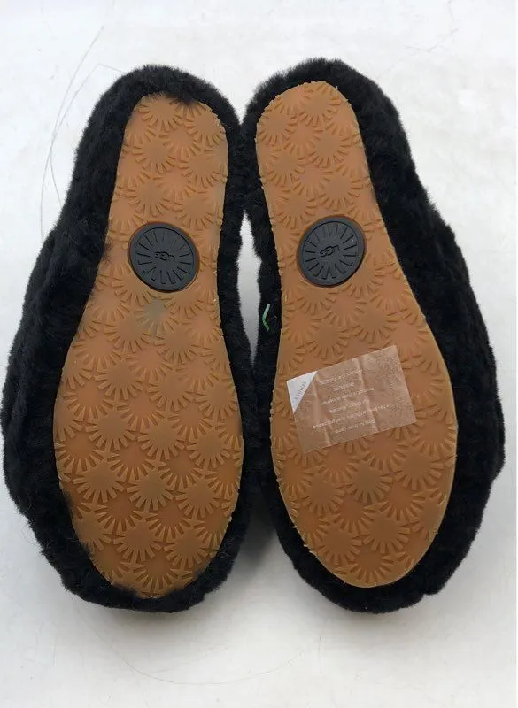 UGG Women's Black Open Toe Slip-On Slide Slippers - Size 7