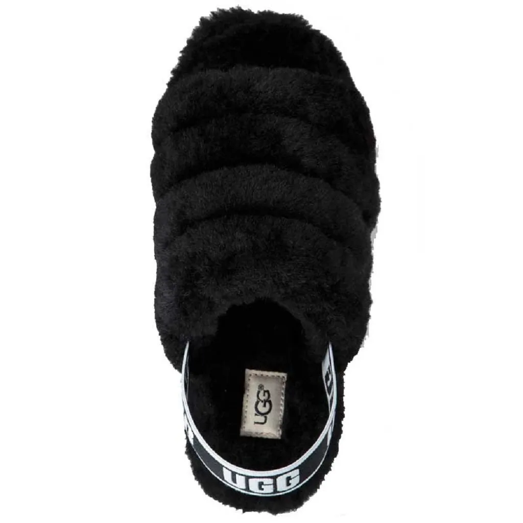Ugg Women's Fluff Yeah Slides - Black
