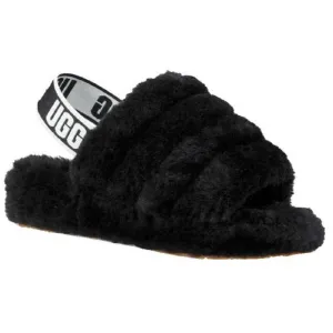 Ugg Women's Fluff Yeah Slides - Black