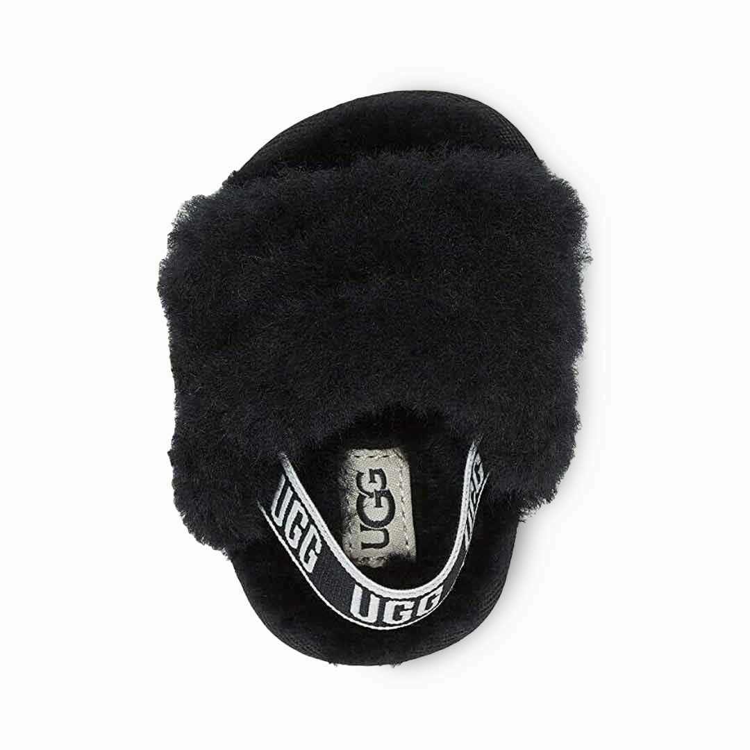 UGG? - Kids' (Infant) Fluff Yeah Slippers (10985771I-BLK) WideFit Anti Collision Toe