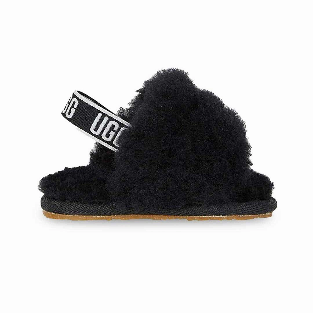 UGG? - Kids' (Infant) Fluff Yeah Slippers (10985771I-BLK) Slip Vibe
