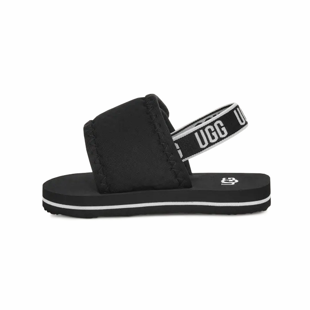Stretch Step Traction Enhanced Pattern UGG? - Kids' (Infant) Lennon Slingback Sandals (1152817I-BLK)