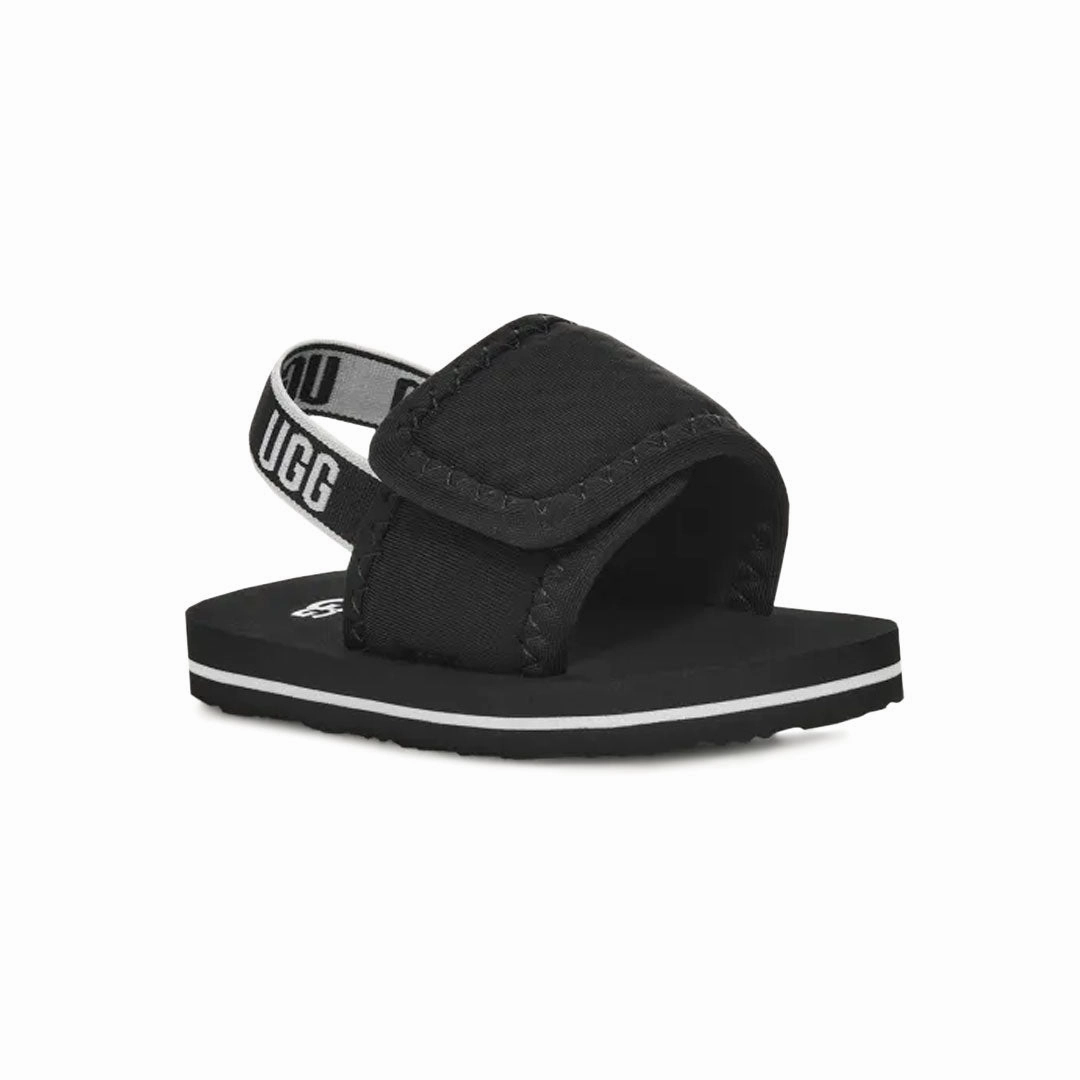 Non Slip Sole Lightweight Construction UGG? - Kids' (Infant) Lennon Slingback Sandals (1152817I-BLK)