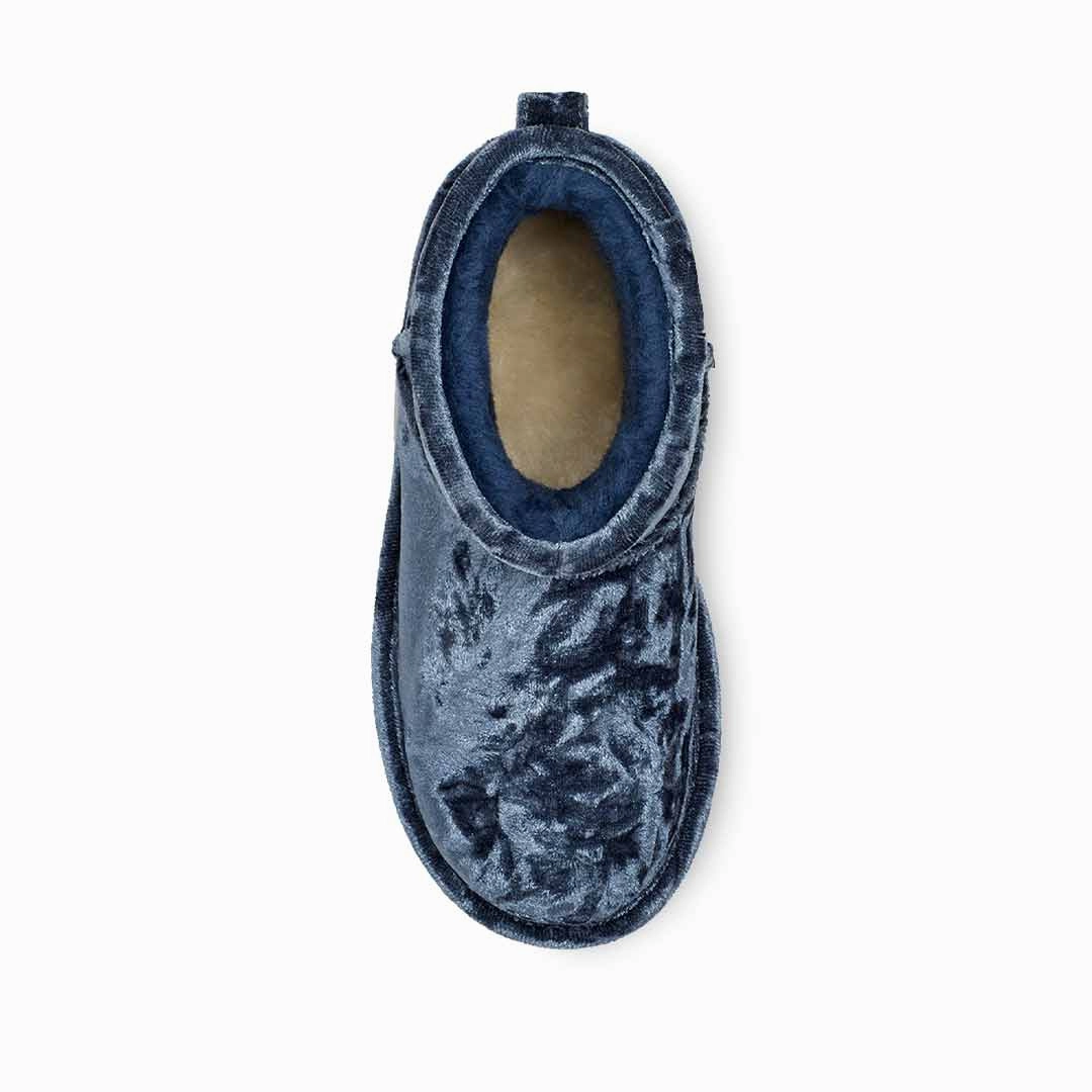 Fashion Movement UGG? - Kids' (Junior) Classic Mini II Velvet Boots (1142070K-OCN)