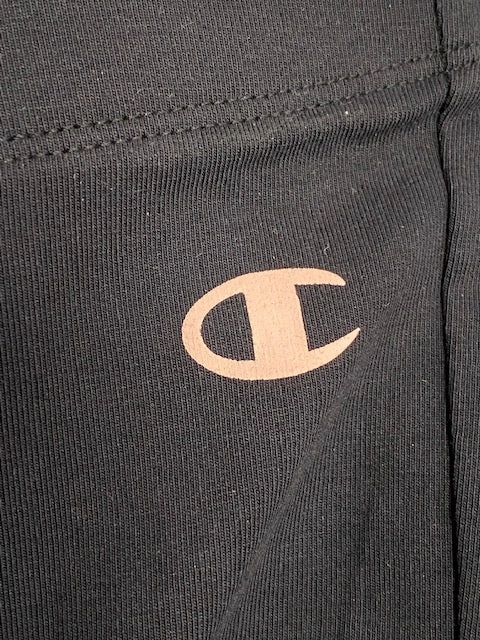 Champion pantalone sportivo da ragazza Leggings 404239 KK003 NBK confezione doppia nero Fast Move Breathable Design