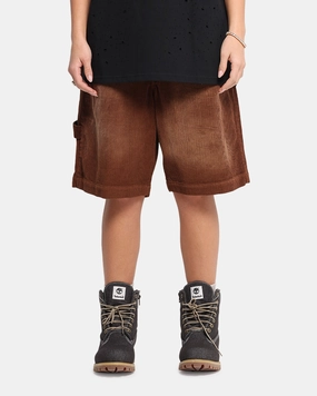 XXIII Corduroy Wash Jorts Brown StretchFabric Neutral Tone