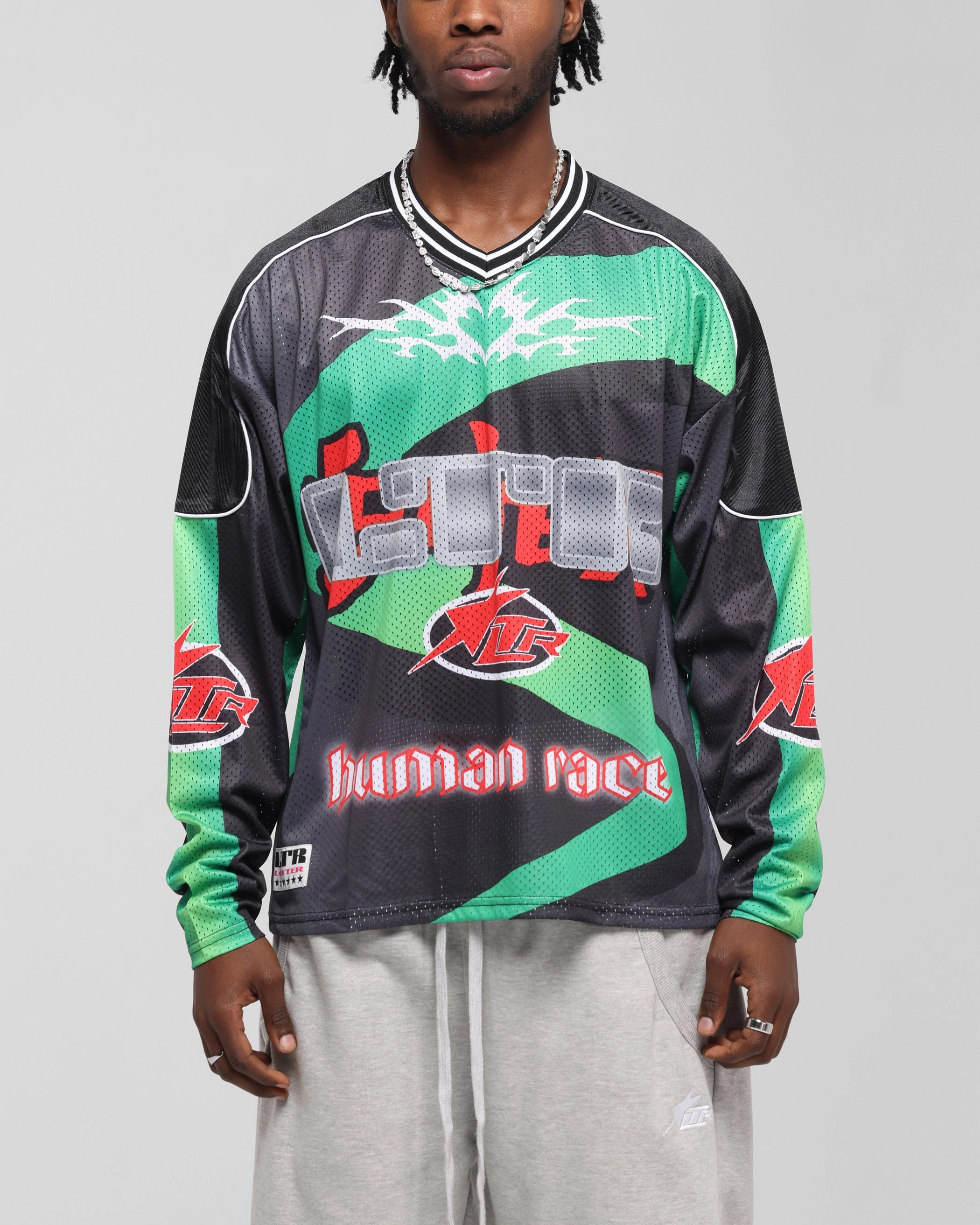 Butter Soft Touch Loiter Cyber Hockey Jersey Black/Multi