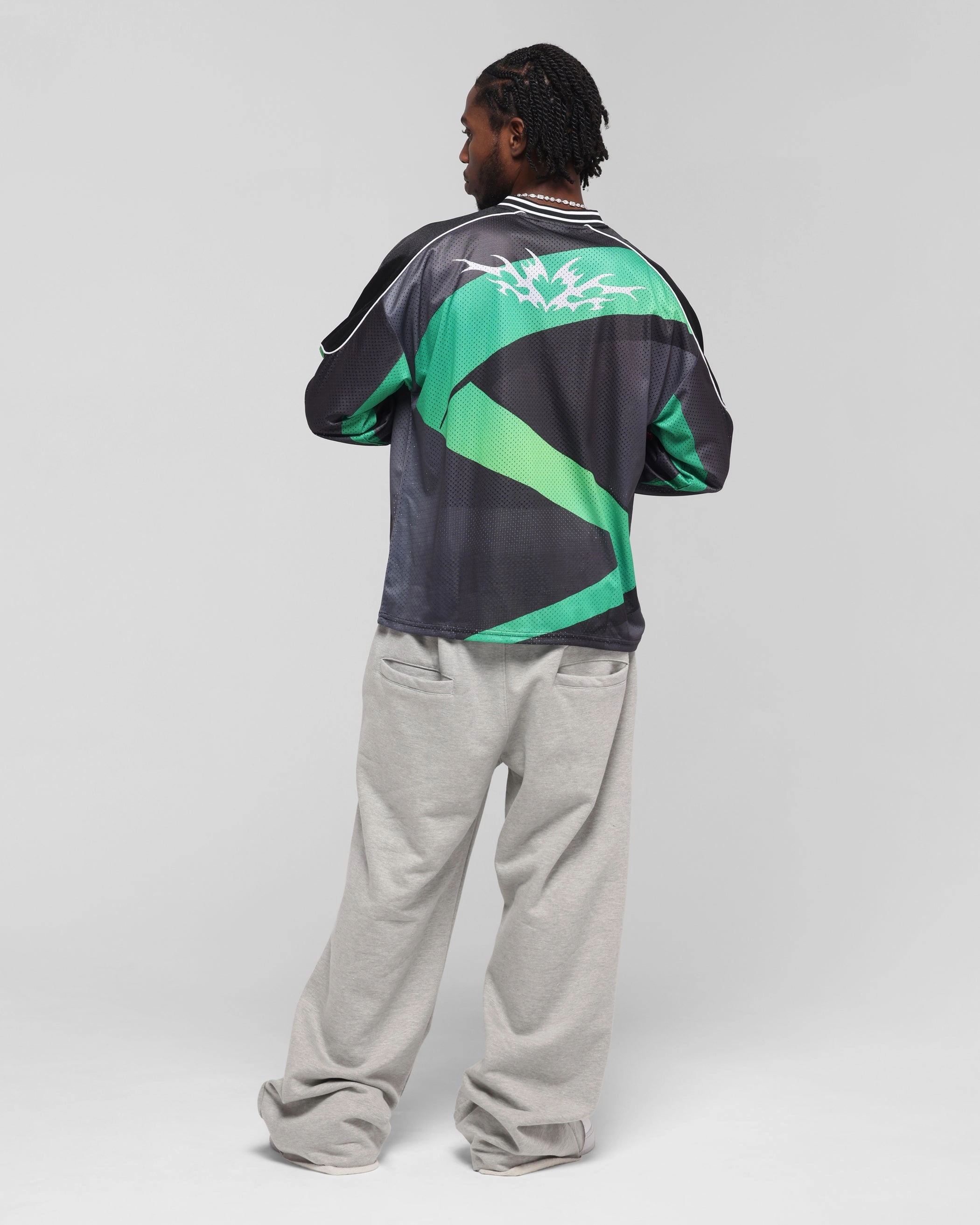 Soft Surface Core Feel Loiter Cyber Hockey Jersey Black/Multi