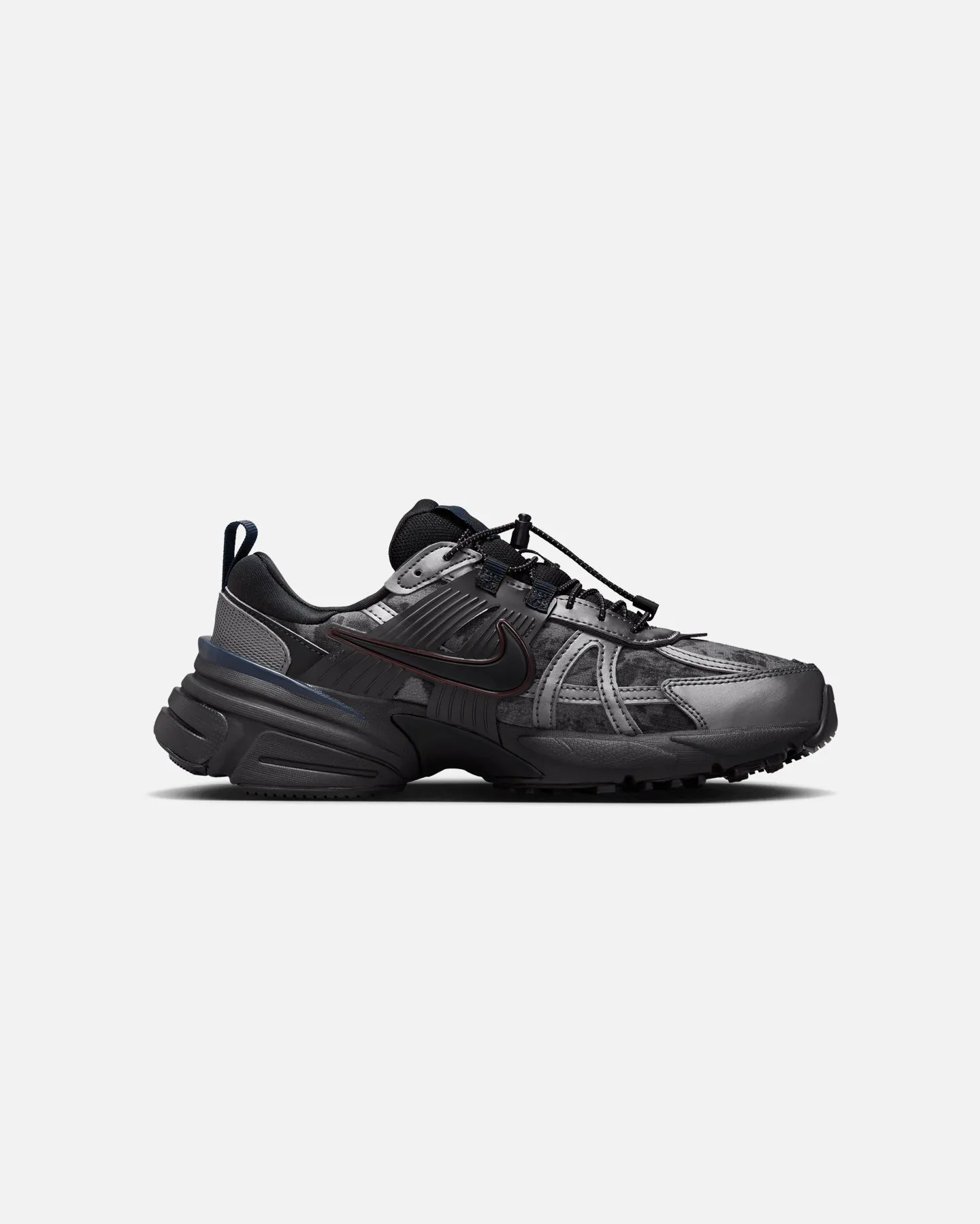 Hook And Loop Nike Women's V2K Run Metallic Dark Grey/Black