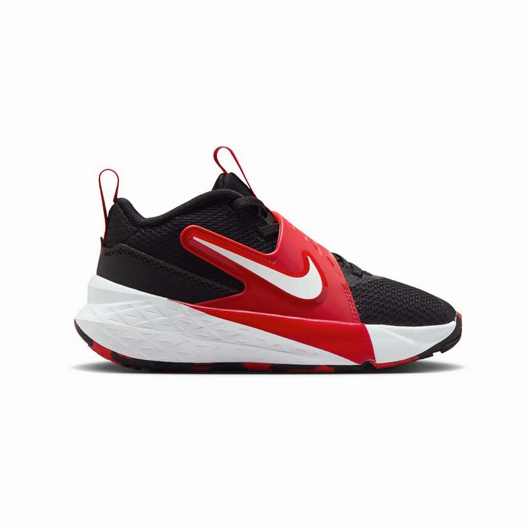 Nike - Kids' (Preschool) Team Hustle D 12 Shoes (HF6280 001) Bend Support Compression Molded Soles