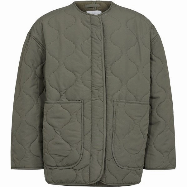 Sofie Schnoor Army Green Jacket CompressionResistant Durable Chill Piece