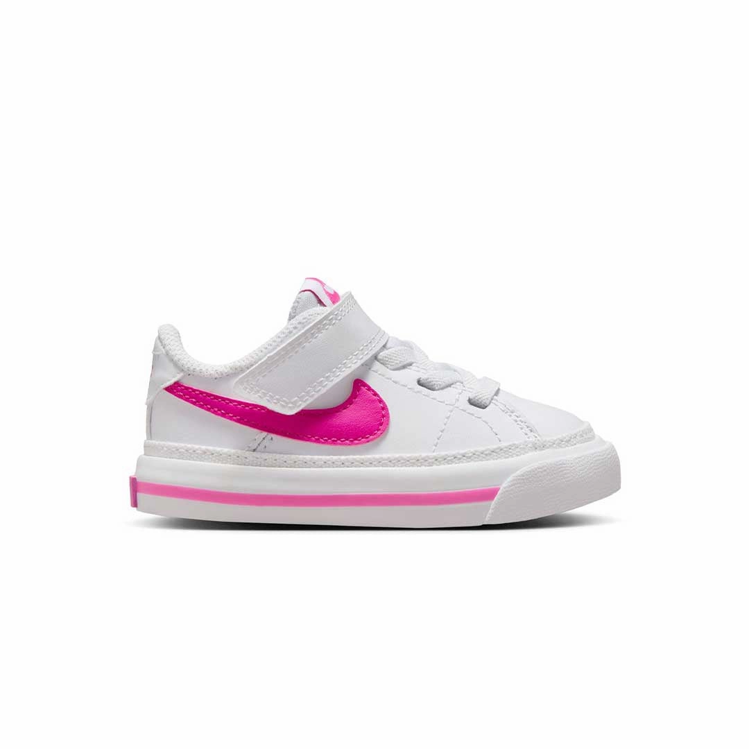 Back friendly Anti Slip Laces Nike - Kids' (Infant) Court Legacy Shoes (DA5382 124)
