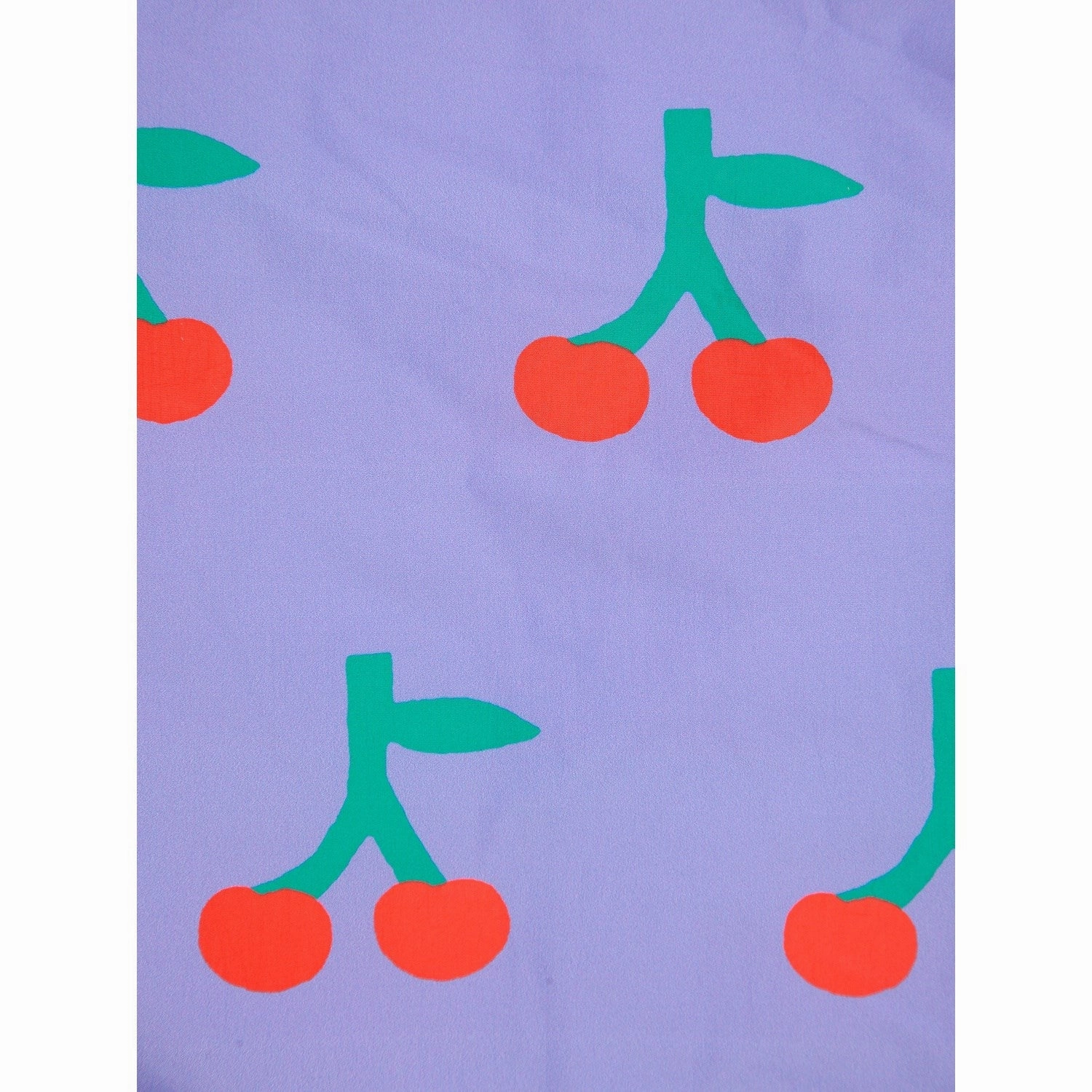 Oversized style VentilatedBackPanel Bobo Choses Purple Cherry All Over Anorak