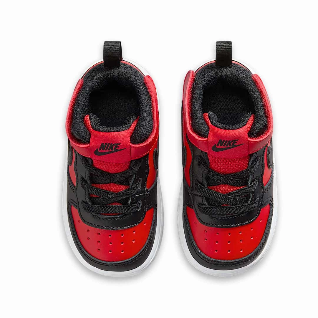 Nike - Kids' (Infant) Court Borough Mid 2 Shoes (CD7784 602) Lockdown Strap Street Use