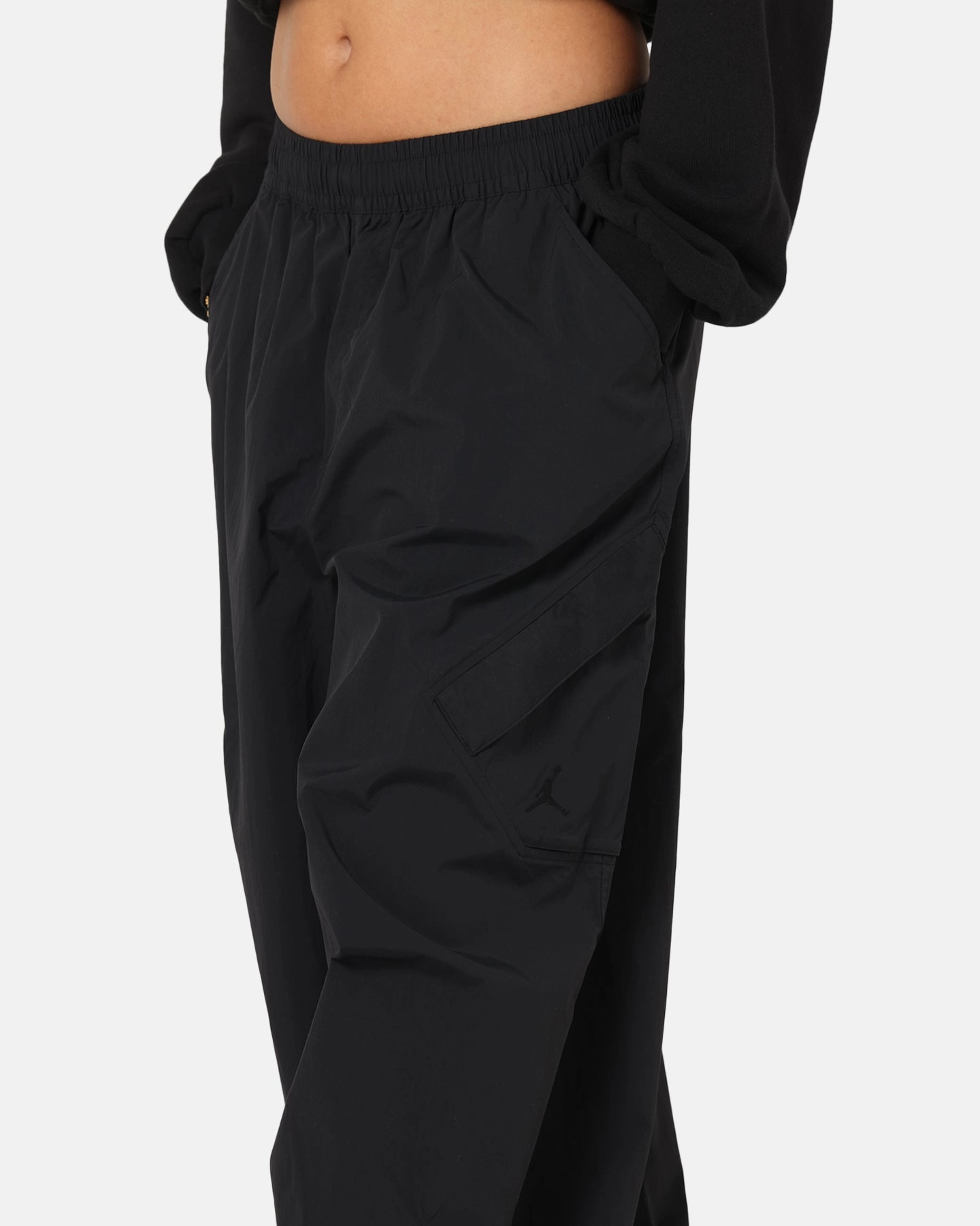 Stay Dry Quick Dry Technology Jordan Women's Flight Chicago Parachute Pants Black