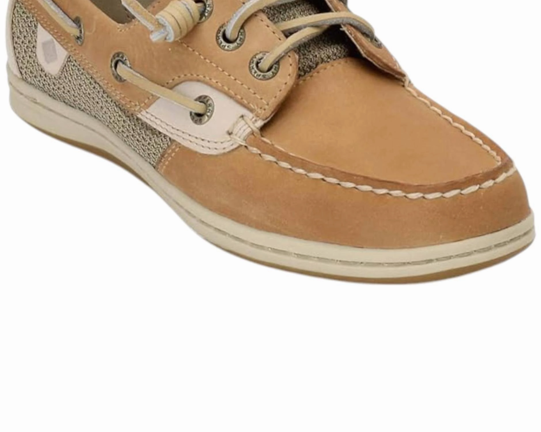 Function driven Soft Soles Girl's Songfish Boat Shoes In Linen Oat