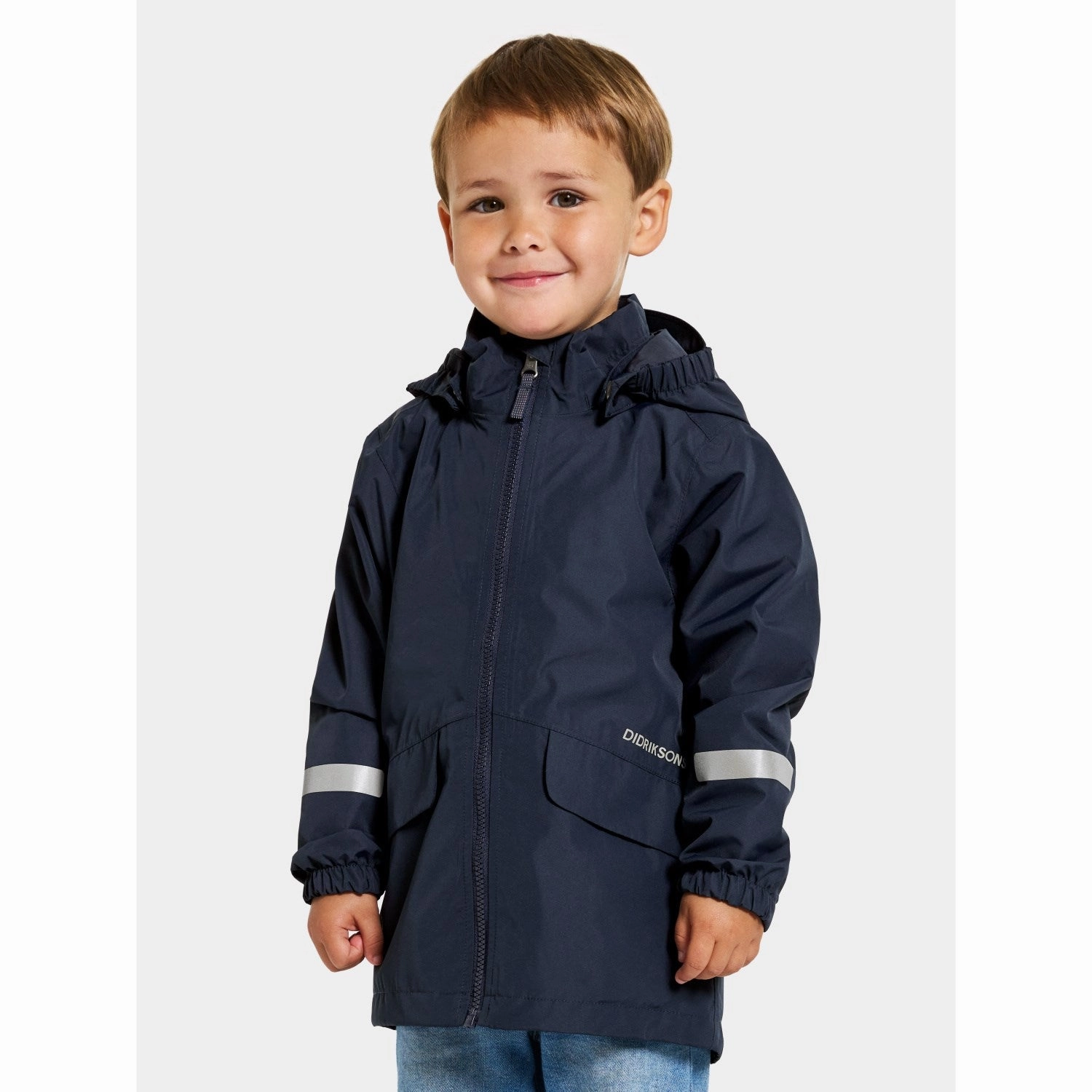 Practical Cold Piece Didriksons Navy Norma Kids Jacket