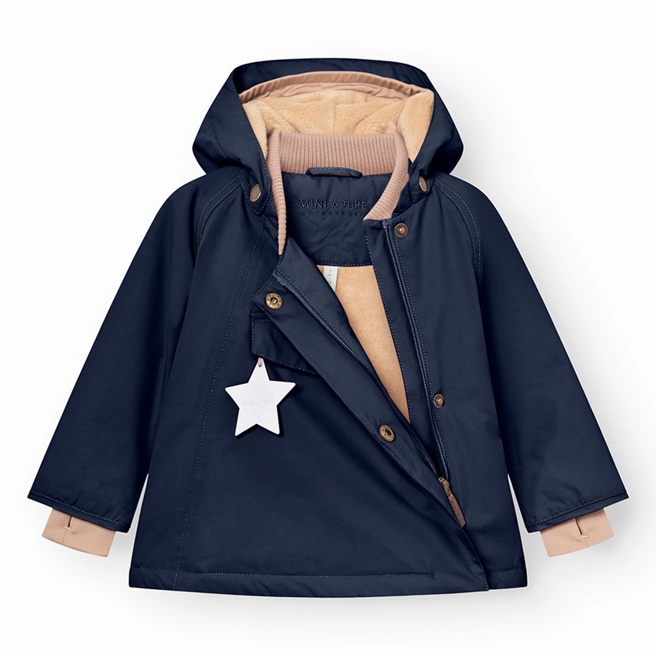 Mini A ture Outer space Wang Fleece Winter Jacket Heavy Duty Buckle