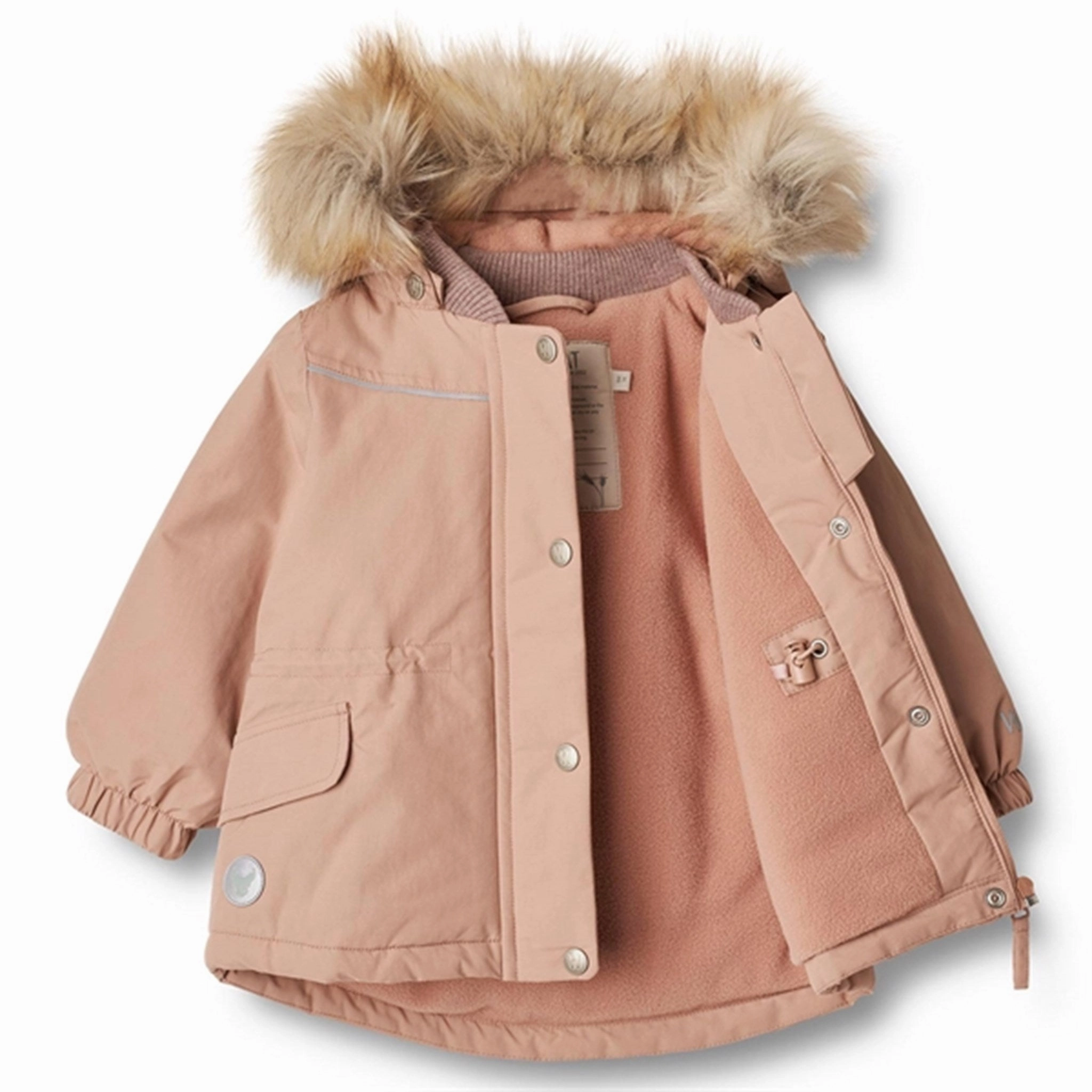 RecycledPolyester No Smell Wheat Jacket Mathilde Tech Rose Dawn