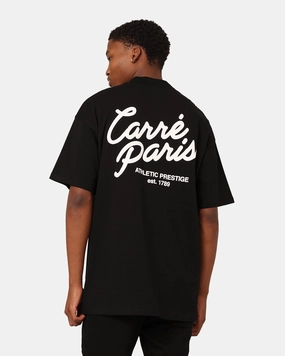 Carre Athletic Heritage Oversized T-Shirt Black Abstract mystery Fun and Relaxed