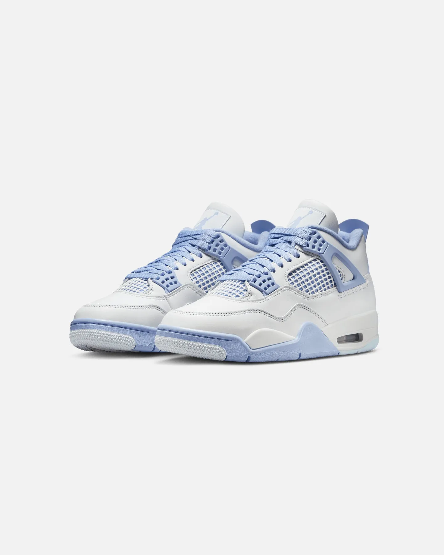 odor - control - technology - effectiveness shoes Jordan Women's Air Jordan 4 Retro "Aluminum" White/Aluminum Blue