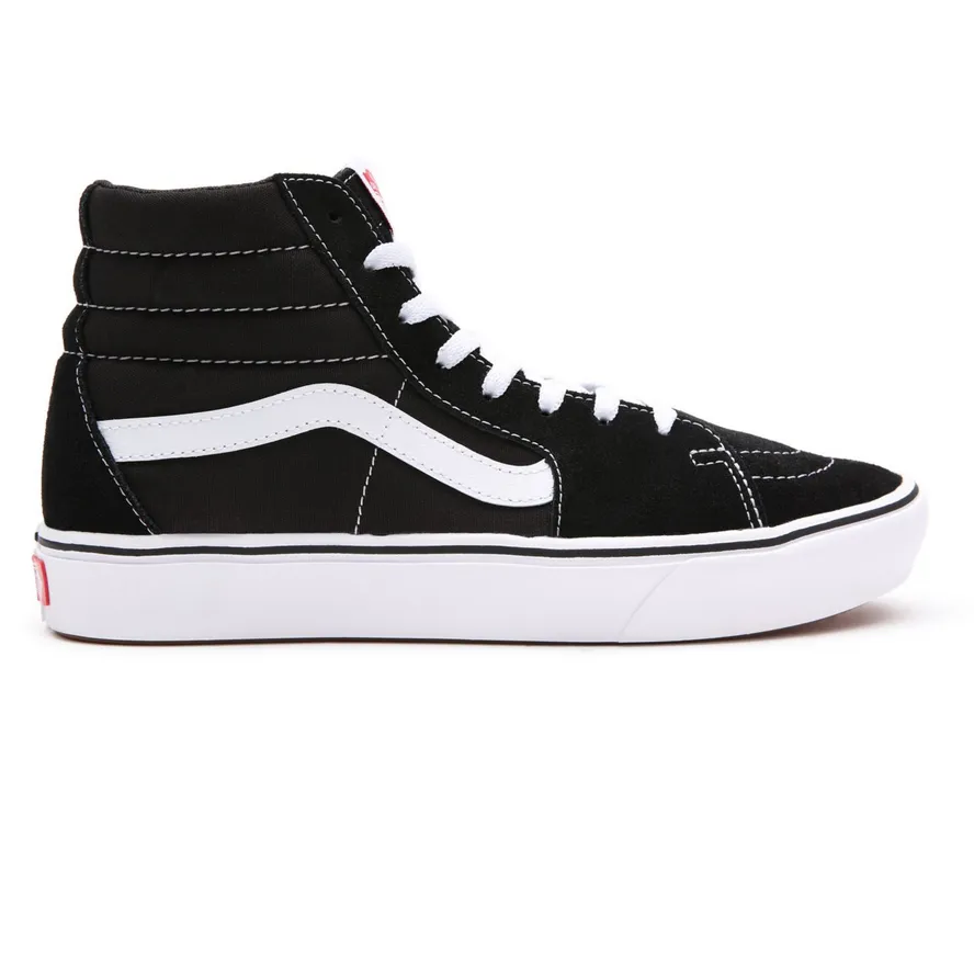 Contemporary Design AdjustableLaces Vans scarpa sneakers alta Comfycush Sk8-Hi vn0a3wmbvne1 nero-bianco