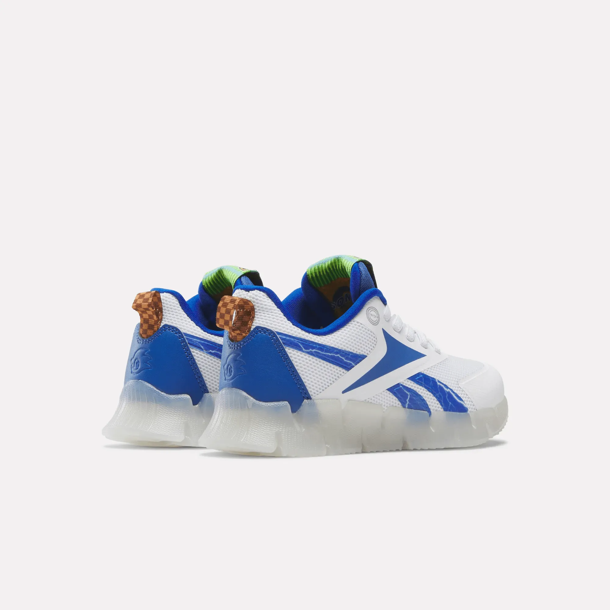 Unisex Reebok x Sonic Zig 'N' Glow Elastic Lace Shoes - Preschool