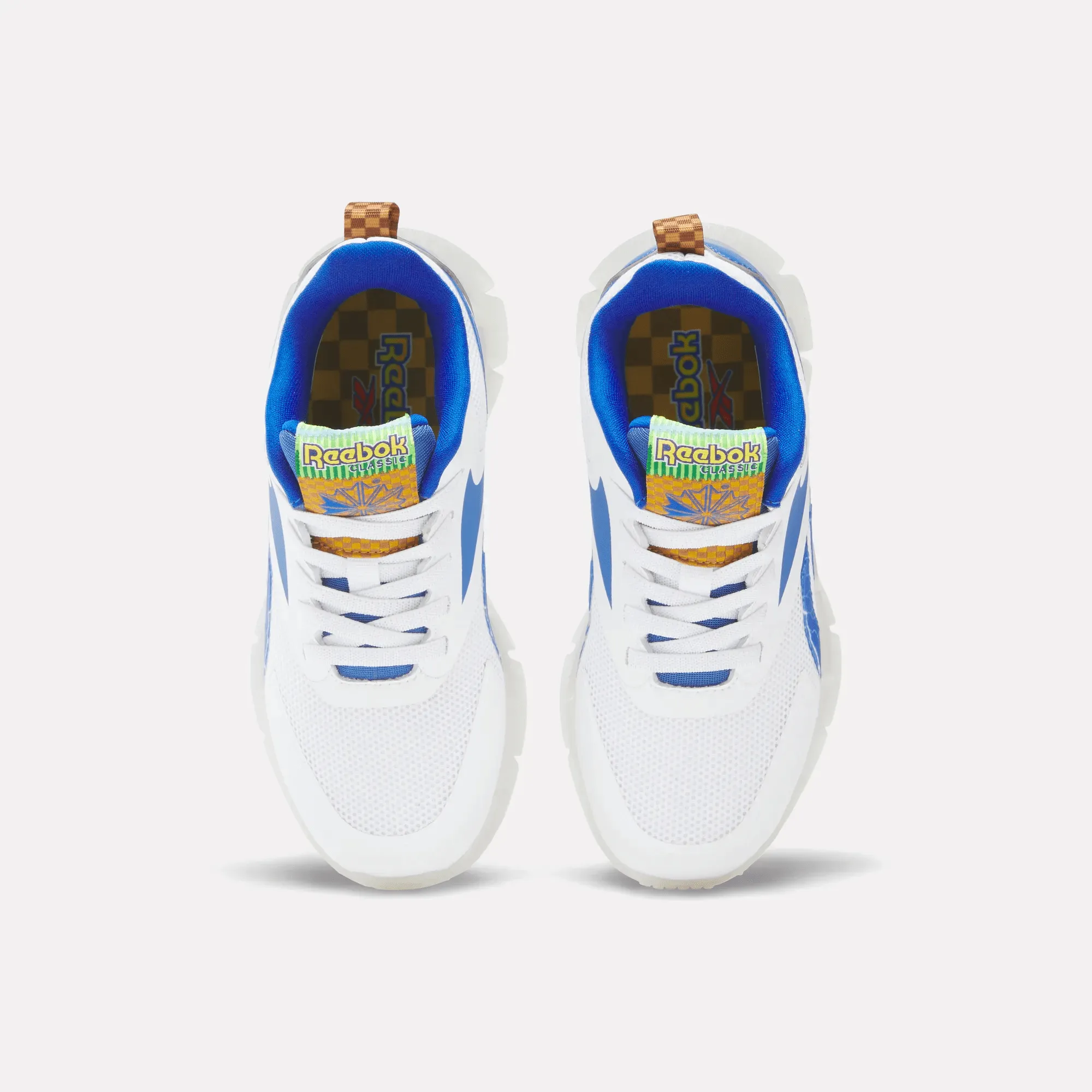 Unisex Reebok x Sonic Zig 'N' Glow Elastic Lace Shoes - Preschool
