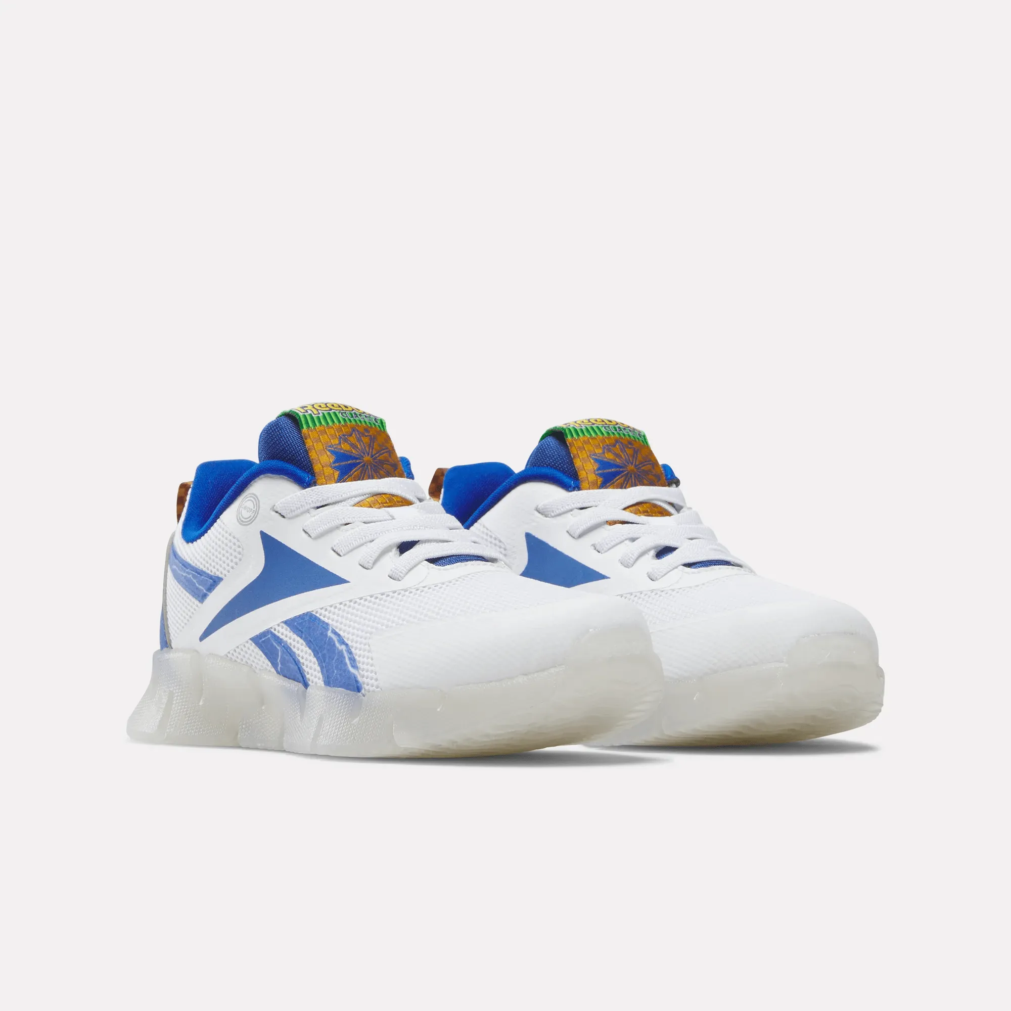 Unisex Reebok x Sonic Zig 'N' Glow Elastic Lace Shoes - Preschool